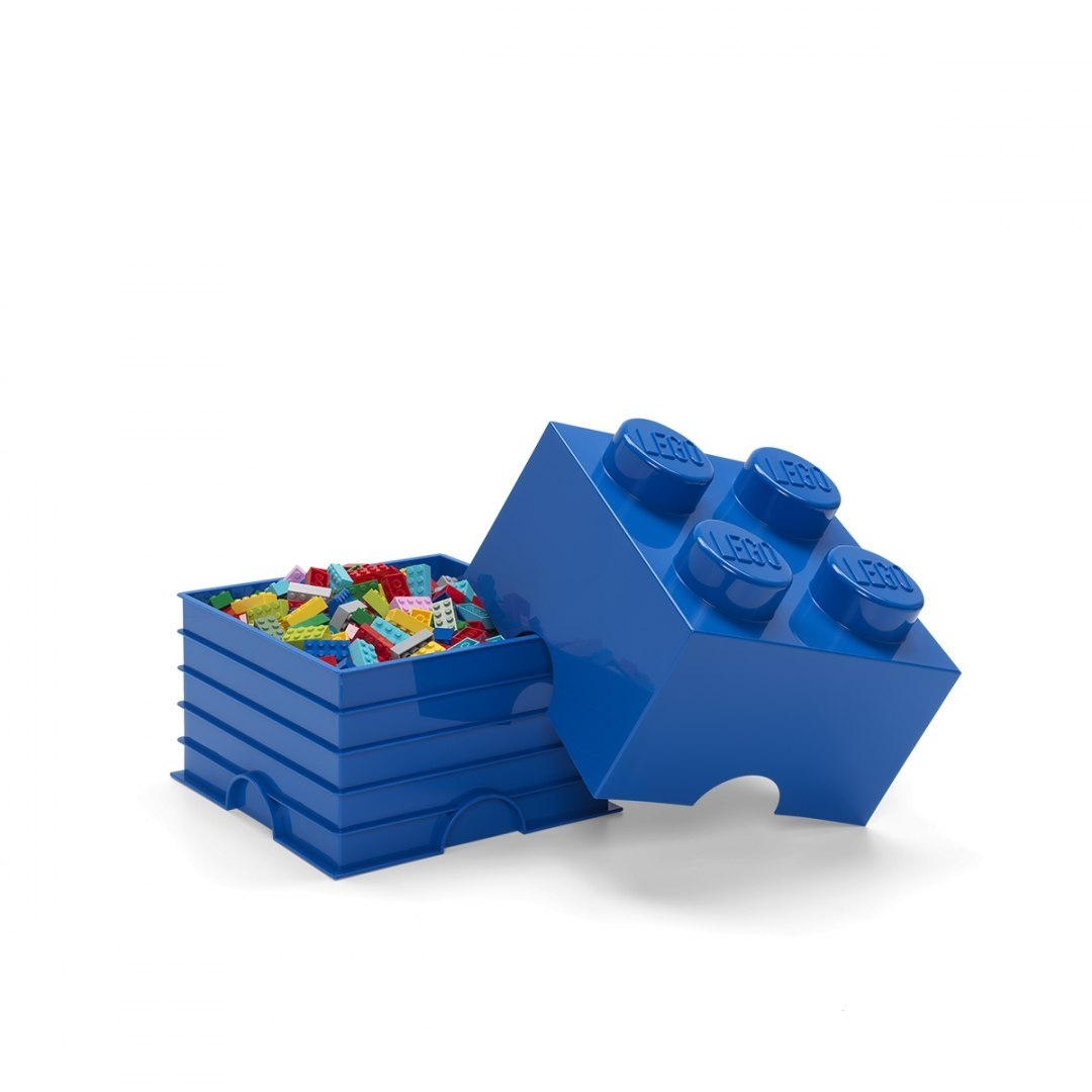 LEGO, Pojemnik klocek Brick 4 - Niebieski (40031731)